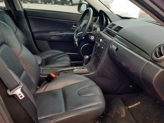 JM1BK143941131151 - 2004 MAZDA 3 HATCHBAC GRAY photo 5