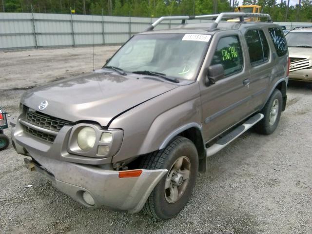 5N1ED28T84C619238 - 2004 NISSAN XTERRA XE SILVER photo 2