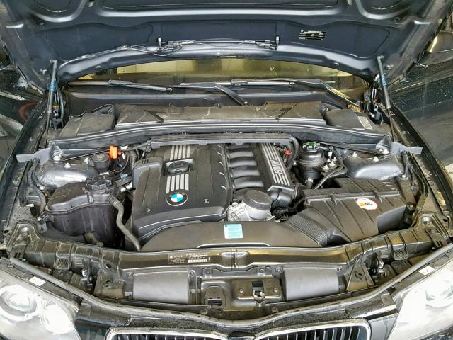 WBAUP7C58AVK77591 - 2010 BMW 128 I BLACK photo 7