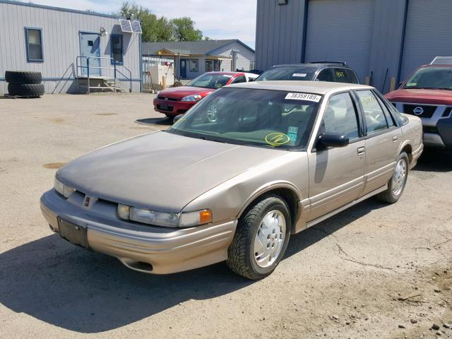 1G3WH52M9VF337576 - 1997 OLDSMOBILE CUTLASS SU GOLD photo 2