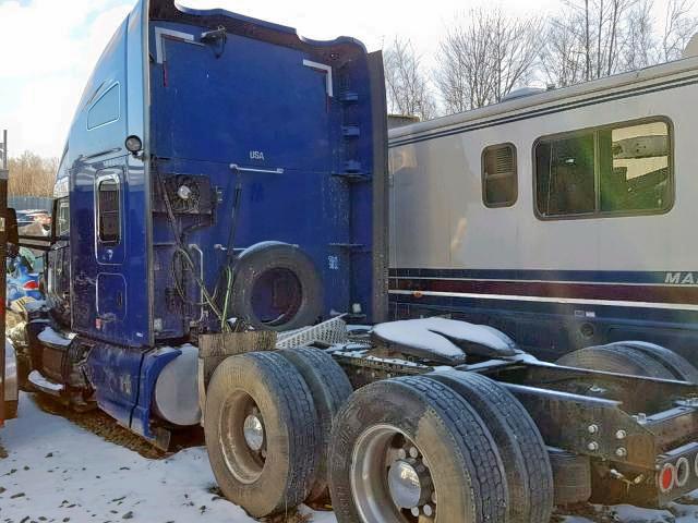 1XKYDP9X5FJ422854 - 2015 KENWORTH CONSTRUCTI BLUE photo 3