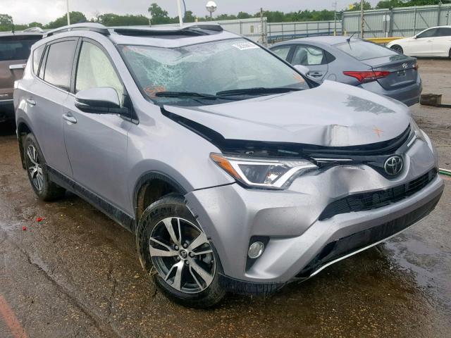 JTMWFREV6JD114161 - 2018 TOYOTA RAV4 ADVEN SILVER photo 1