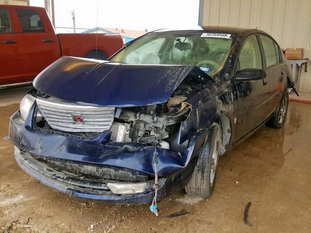 1G8AL55FX7Z168413 - 2007 SATURN ION LEVEL BLUE photo 2