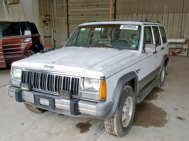 1J4FJ58L3LL274342 - 1990 JEEP CHEROKEE L WHITE photo 2