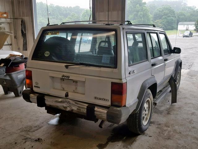 1J4FJ58L3LL274342 - 1990 JEEP CHEROKEE L WHITE photo 4