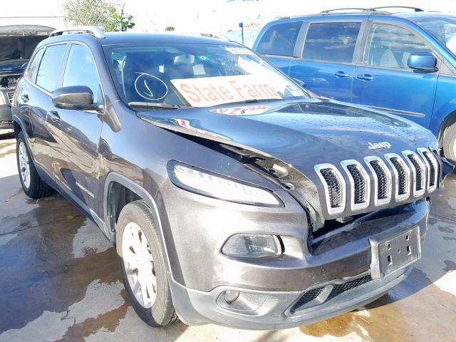 1C4PJLCB9GW184632 - 2016 JEEP CHEROKEE L GRAY photo 1