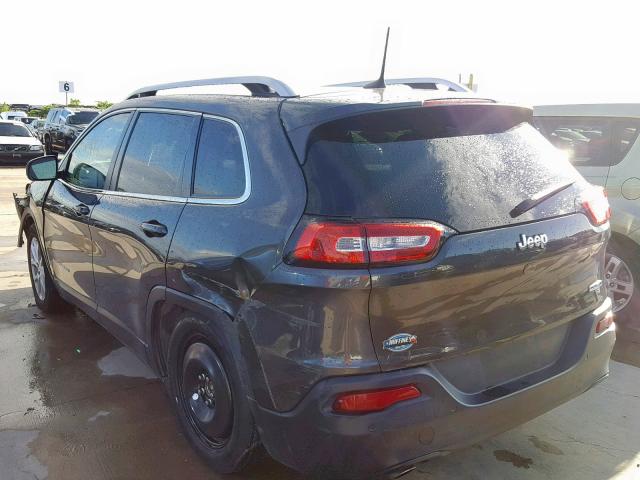 1C4PJLCB9GW184632 - 2016 JEEP CHEROKEE L GRAY photo 3