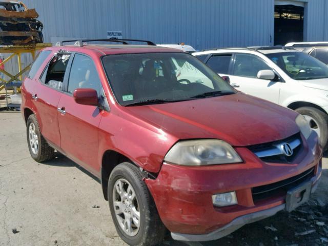 2HNYD18966H525224 - 2006 ACURA MDX TOURIN RED photo 1