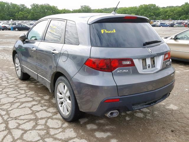 5J8TB1H29CA002154 - 2012 ACURA RDX GRAY photo 3