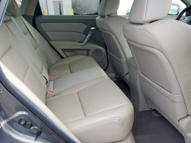 5J8TB1H29CA002154 - 2012 ACURA RDX GRAY photo 6