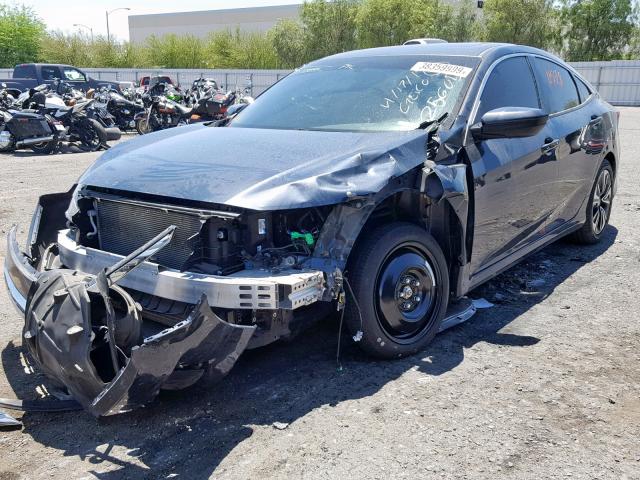 19XFC1F76GE041035 - 2016 HONDA CIVIC EXL 灰色 照片 2