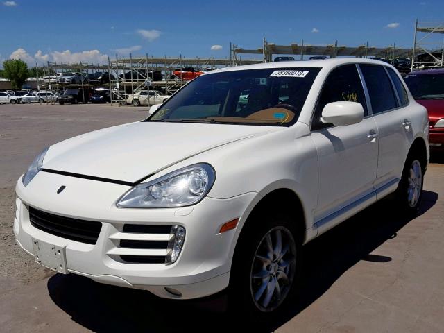 WP1AB29P88LA52561 - 2008 PORSCHE CAYENNE S WHITE photo 2