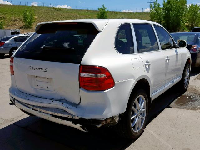 WP1AB29P88LA52561 - 2008 PORSCHE CAYENNE S WHITE photo 4