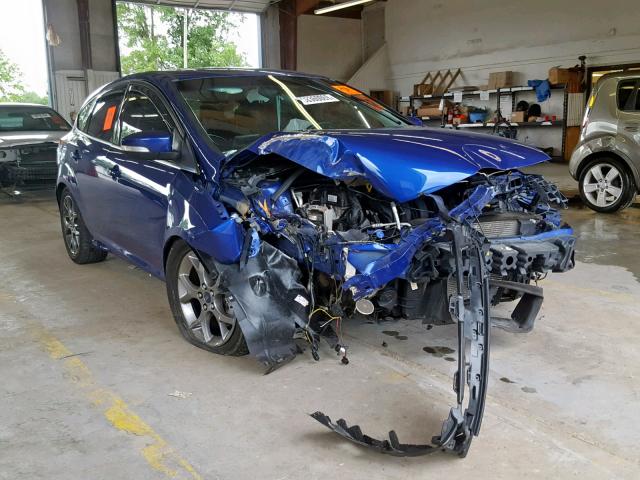 1FADP3N27EL422349 - 2014 FORD FOCUS TITA BLUE photo 1