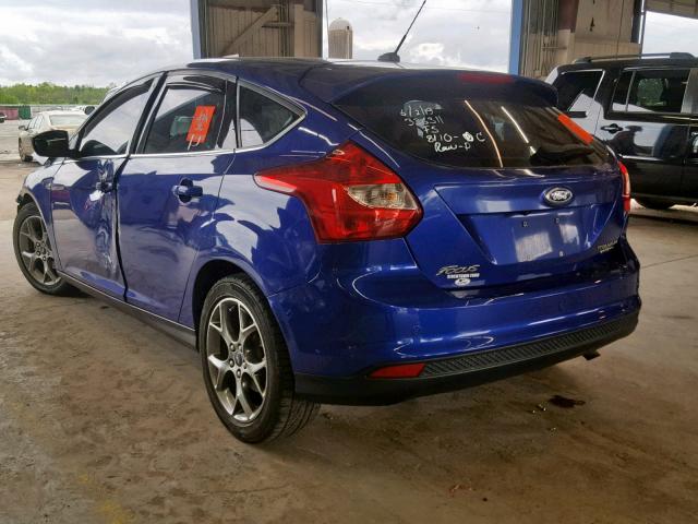 1FADP3N27EL422349 - 2014 FORD FOCUS TITA BLUE photo 3