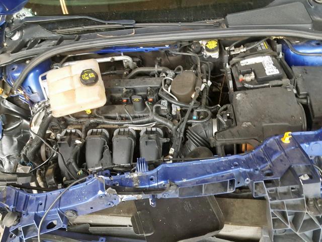 1FADP3N27EL422349 - 2014 FORD FOCUS TITA BLUE photo 7