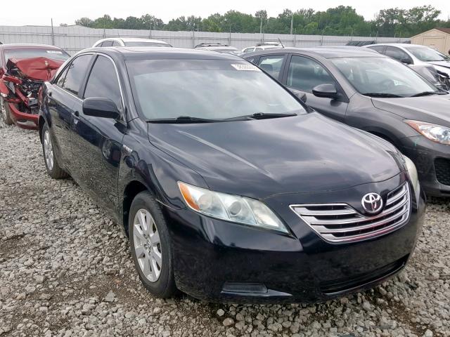 4T1BB46K29U096508 - 2009 TOYOTA CAMRY HYBR BLACK photo 1