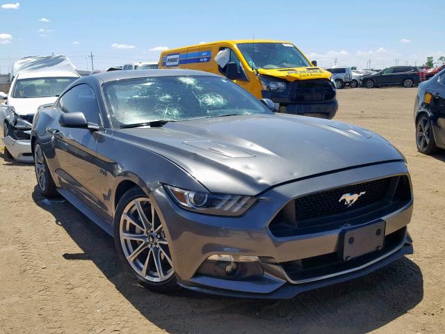 1FA6P8CFXF5338320 - 2015 FORD MUSTANG GT CHARCOAL photo 1