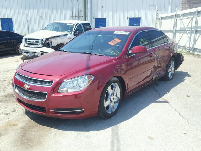 1G1ZD5E73BF182669 - 2011 CHEVROLET MALIBU 2LT RED photo 2