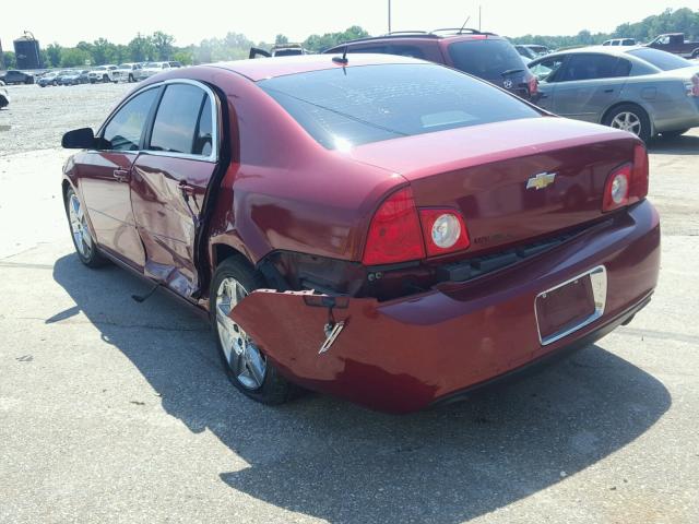 1G1ZD5E73BF182669 - 2011 CHEVROLET MALIBU 2LT RED photo 3