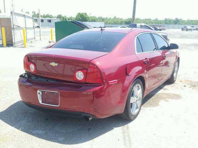 1G1ZD5E73BF182669 - 2011 CHEVROLET MALIBU 2LT RED photo 4