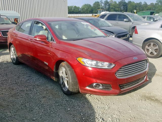 3FA6P0SU1FR106445 - 2015 FORD FUSION TIT RED photo 1