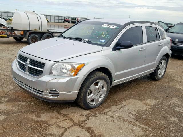 1B3HB48A79D165794 - 2009 DODGE CALIBER SX SILVER photo 2