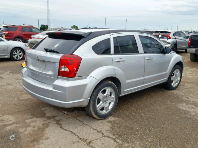 1B3HB48A79D165794 - 2009 DODGE CALIBER SX SILVER photo 4