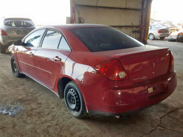 1G2ZF55B064229166 - 2006 PONTIAC G6 SE RED photo 3