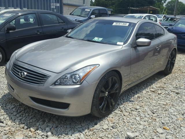 JNKCV64E29M605603 - 2009 INFINITI G37 BASE SILVER photo 2