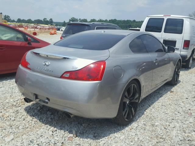 JNKCV64E29M605603 - 2009 INFINITI G37 BASE SILVER photo 4