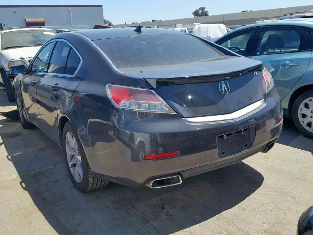 19UUA8F55EA000689 - 2014 ACURA TL TECH GRAY photo 3