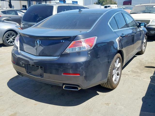 19UUA8F55EA000689 - 2014 ACURA TL TECH GRAY photo 4