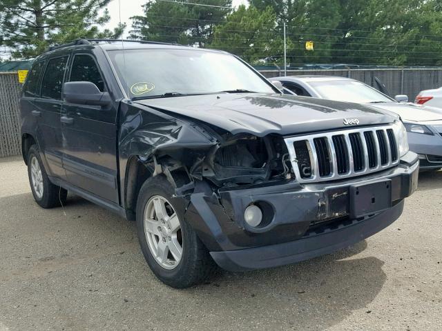 1J4HR48N75C564986 - 2005 JEEP GRAND CHER BLACK photo 1