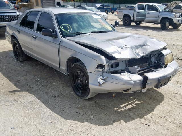 2FAHP71V48X141643 - 2008 FORD CROWN VICT SILVER photo 1