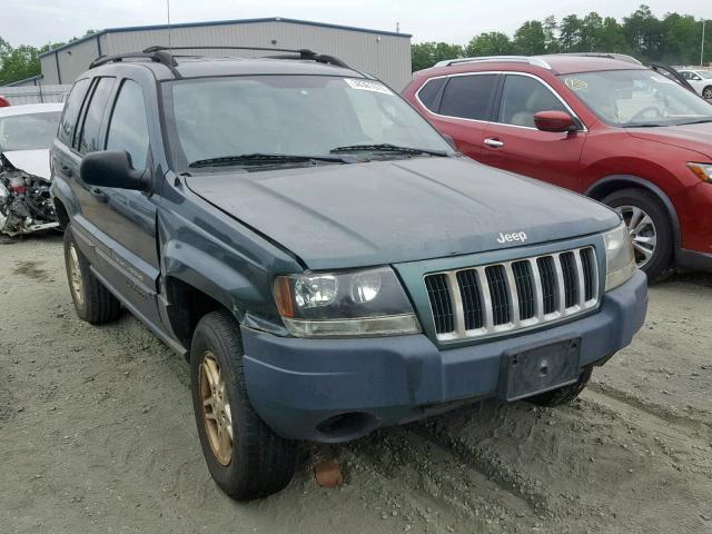 1J4GW48S04C228881 - 2004 JEEP GRAND CHER GREEN photo 1