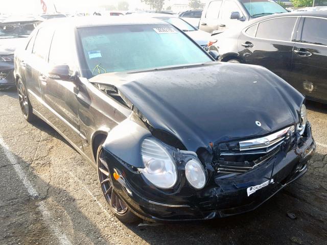 WDBUF56X87B099486 - 2007 MERCEDES-BENZ E 350 BLACK photo 1