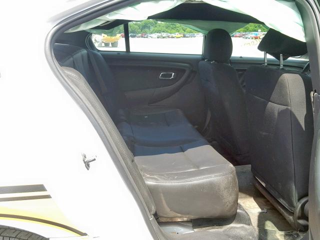 1FAHP2MK7EG185982 - 2014 FORD TAURUS POL WHITE photo 6