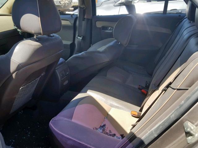 1G1ZG5E74CF105561 - 2012 CHEVROLET MALIBU LTZ 棕色 照片 6