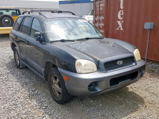 KM8SC13D04U615050 - 2004 HYUNDAI SANTA FE G BLACK photo 1