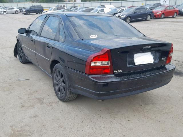 YV1TS91D621278633 - 2002 VOLVO S80 T6 TUR BLACK photo 3