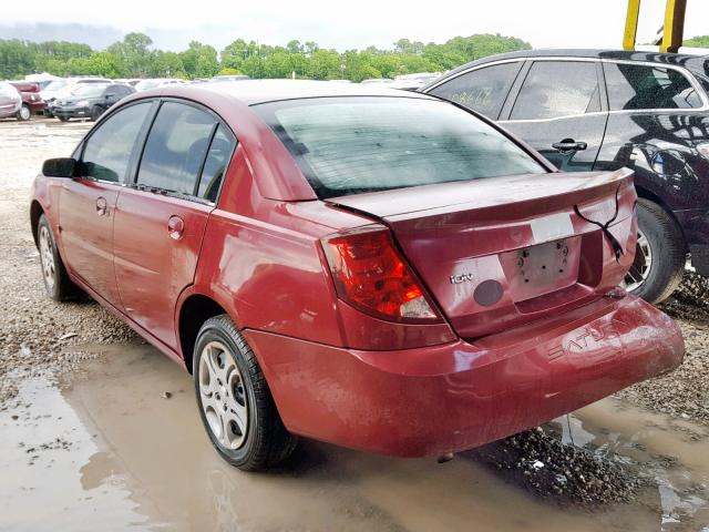 1G8AZ52F95Z115668 - 2005 SATURN ION LEVEL RED photo 3