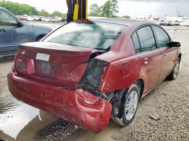1G8AZ52F95Z115668 - 2005 SATURN ION LEVEL RED photo 4