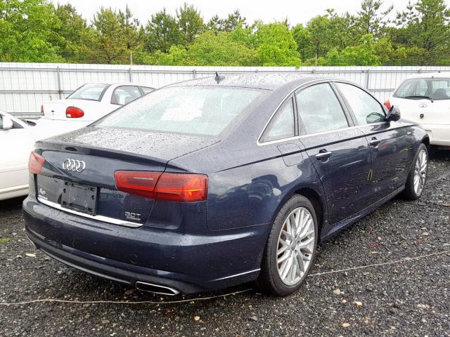 WAUHGAFC2GN132774 - 2016 AUDI A6 PRESTIG BLUE photo 4