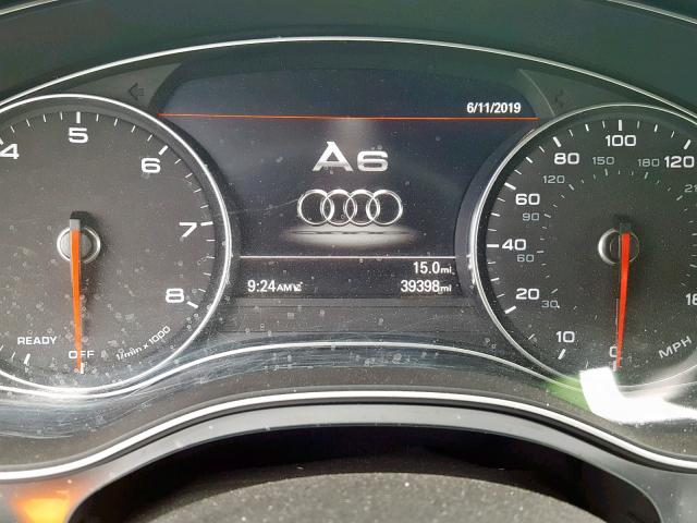 WAUHGAFC2GN132774 - 2016 AUDI A6 PRESTIG BLUE photo 8