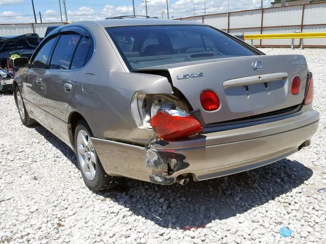 JT8BD69S010117615 - 2001 LEXUS GS 300 TAN photo 3