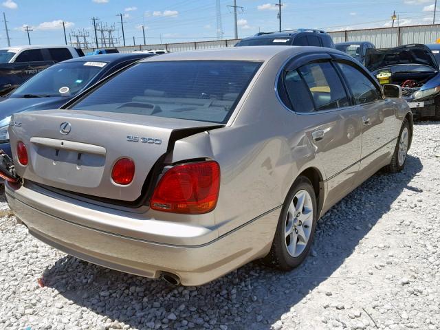 JT8BD69S010117615 - 2001 LEXUS GS 300 TAN photo 4