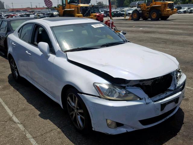 JTHBK262X82078405 - 2008 LEXUS IS 250 WHITE photo 1