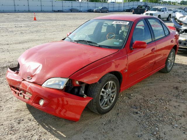 1G1JH52T327168803 - 2002 CHEVROLET CAVALIER Z RED photo 2