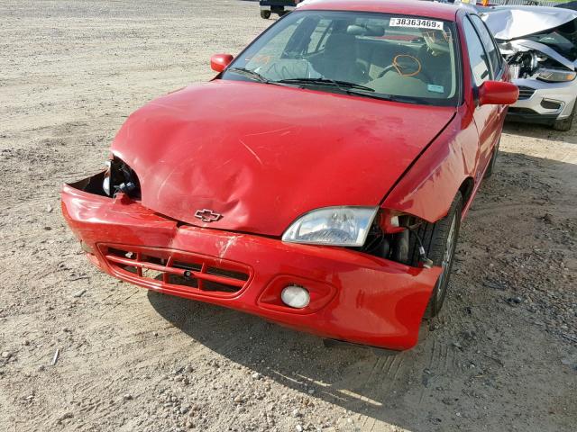 1G1JH52T327168803 - 2002 CHEVROLET CAVALIER Z RED photo 9